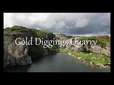 Gold Diggings Quarry Cornwall 4K , DJI Mini 3 Pro 